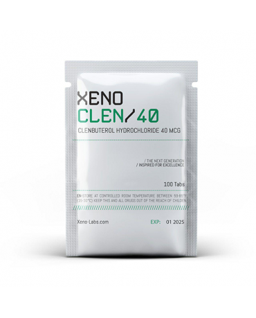 Clenbuterol 40 mcg 100 Tabletas Xeno Labs.