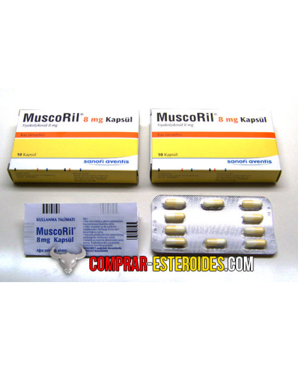 Muscoril 8 mg 10 Caps Sanofi Aventis