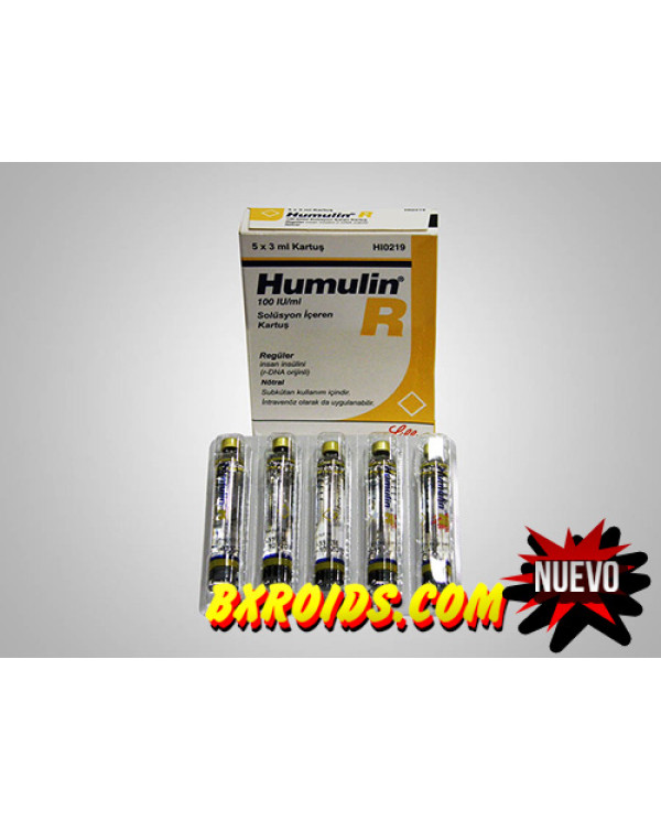 HUMULIN-R *Insulin* 5 vial x 3 ml Lilly